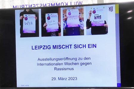 Fotoausstellung zu den Internationalen Wochen gegen Rassismus