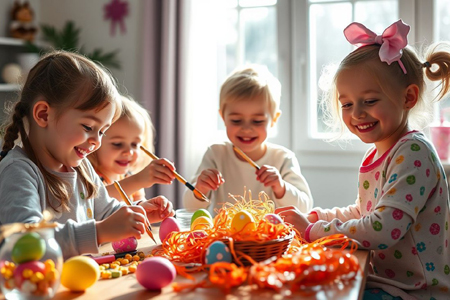 Osterbasteln für Mütter und Kinder ab 4 Jahren