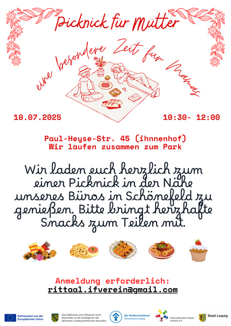 Picknick-Treffen für Mütter! - Eine besondere Zeit für Mamas