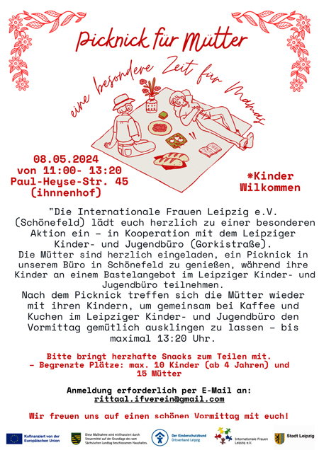 Picknick-Treffen für Muttern! 