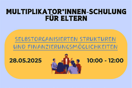 MultiplikatorInnen Schulung Workshop: selbstorganisierten Strukturen und Finanzierungsmöglichkeiten