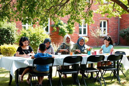 Picknick-Treffen für Muttern! 