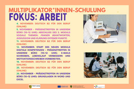 “Multiplikator*innen-Schulung für Eltern” Fokus Arbeit: Workshops