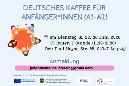 Deutsches Kaffee für Anfänger*innen (A1–A2)