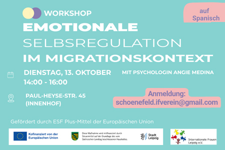 Workshop: Emotionale Selbstregulation im Migrationskontext (auf Spanisch)