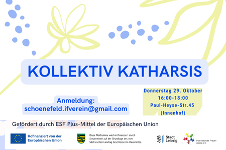 Kollektive Katharsis – Nachmittag für Austausch und Gemeinschaft (Deutsch, Spanisch, Englisch)