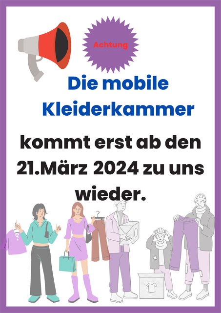 Mobile Kleiderkammer