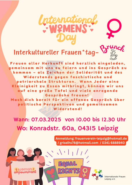 Einladung zur Interkulturellen Frauen*tag - Brunch