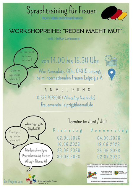 Deutsch Sprachtraining für Frauen