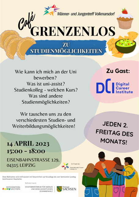 Café Grenzenlos zu Studienmöglichkeiten