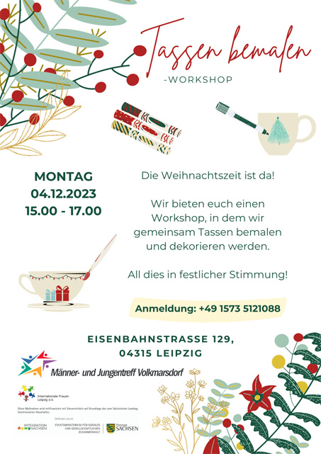 Tassen bemalen - Workshop