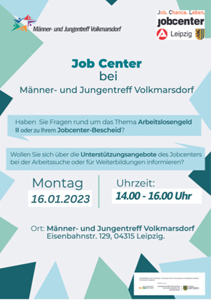Job Center bei Männer- &amp; Jungentreff Volkmarsdorf 