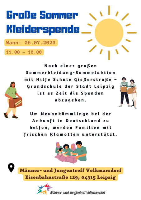 Große Sommer Kleiderspende