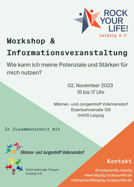 ROCK YOUR LIFE! – Infoveranstaltung und Workshop