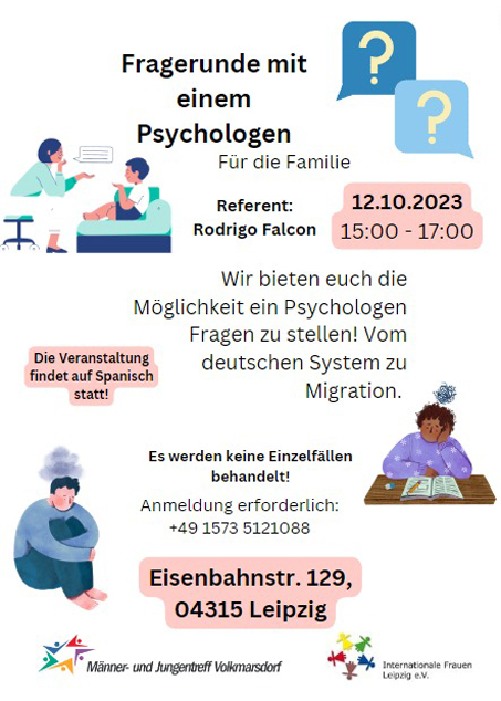 Fragerunde mit einem Psychologen
