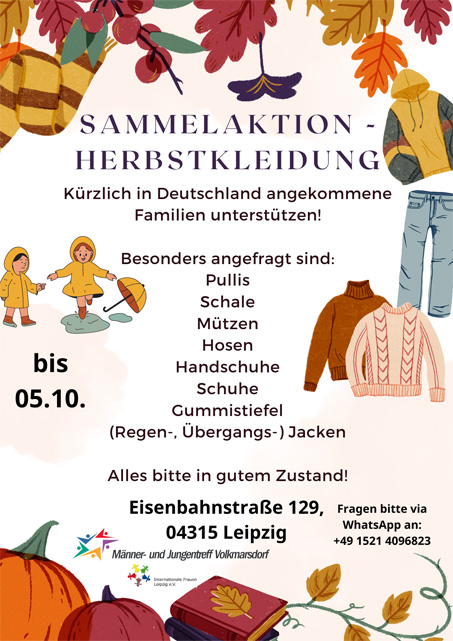 Sammelaktion - Herbstkleidung
