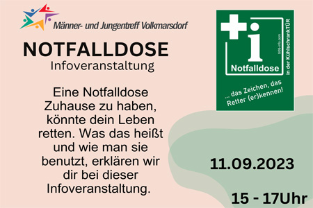 Notfalldose - Infoveranstaltung
