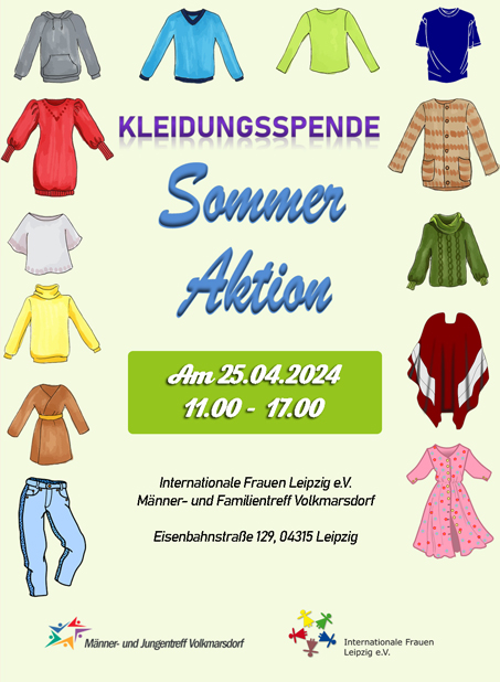 Große Frühling und Sommer Kleiderspende