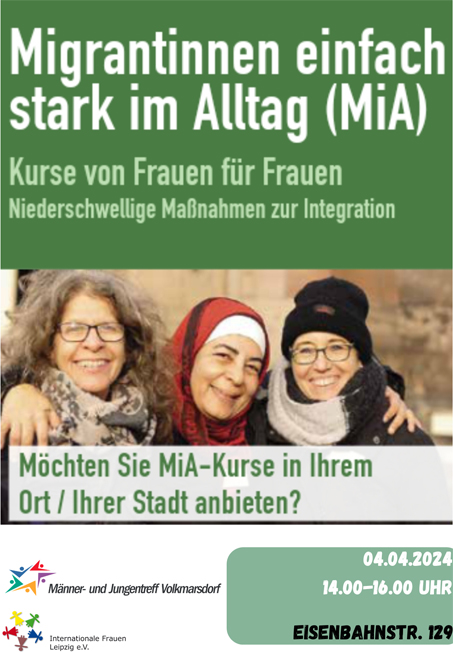 Informationsveranstaltung der MiA-Kurs 