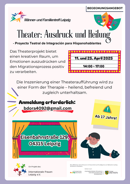 Theater: Ausdruck und Heilung (Proyecto Teatral de Integración para Hispanohablantes)