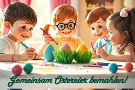 Gemeinsam Ostereier bemalen! mit Mariana (10 Jahre)