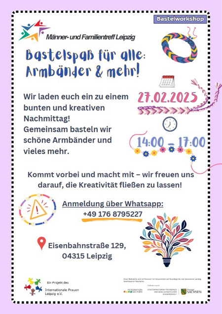 Bastelspaß für alle: Armbänder &amp; mehr!