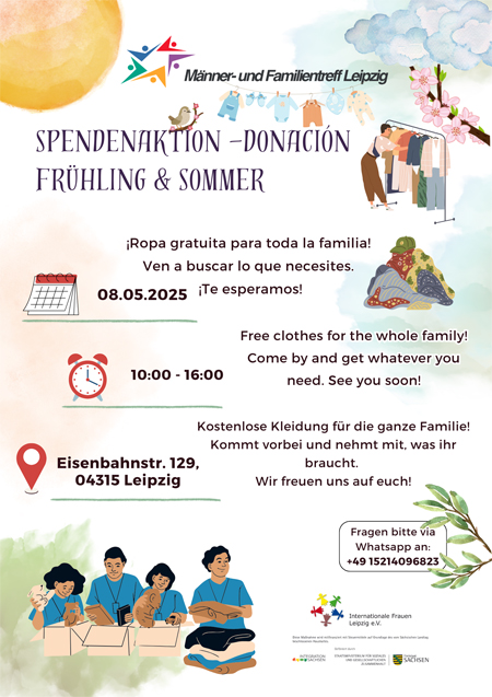 Spendenaktion – Donación: Frühling &amp; Sommer