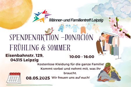 Spendenaktion – Donación: Frühling & Sommer