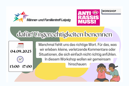 dafür! Ungerechtigkeiten benennen