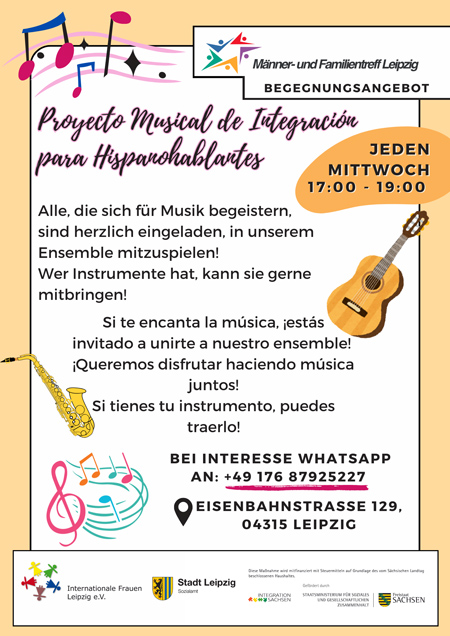 Musikalisches Integrationsprojekt für Spanischsprachige