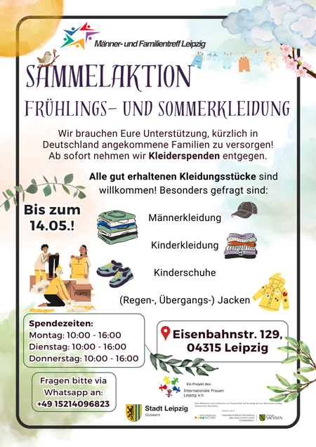 SAMMELAKTION: Frühling- und Sommerkleidung bis 14.05.2026