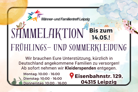 SAMMELAKTION: Frühling- und Sommerkleidung bis 14.05.2026