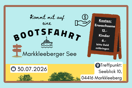 Bootsfahrt – Markleeberger See