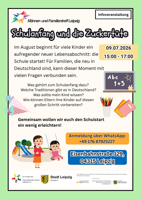 Schulanfang und die Zuckertüte